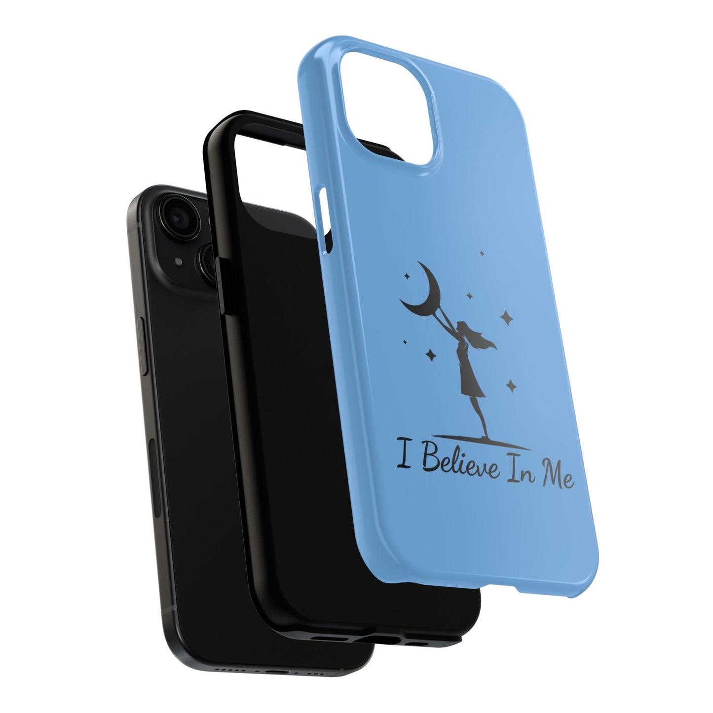 I Believe In Me Phone Case - Blue