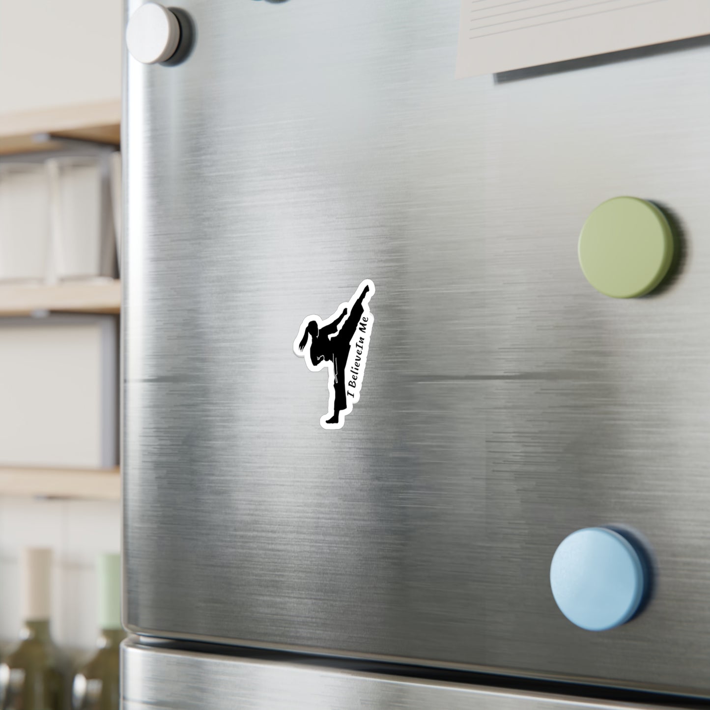 Karate I Believe In Me Sticker